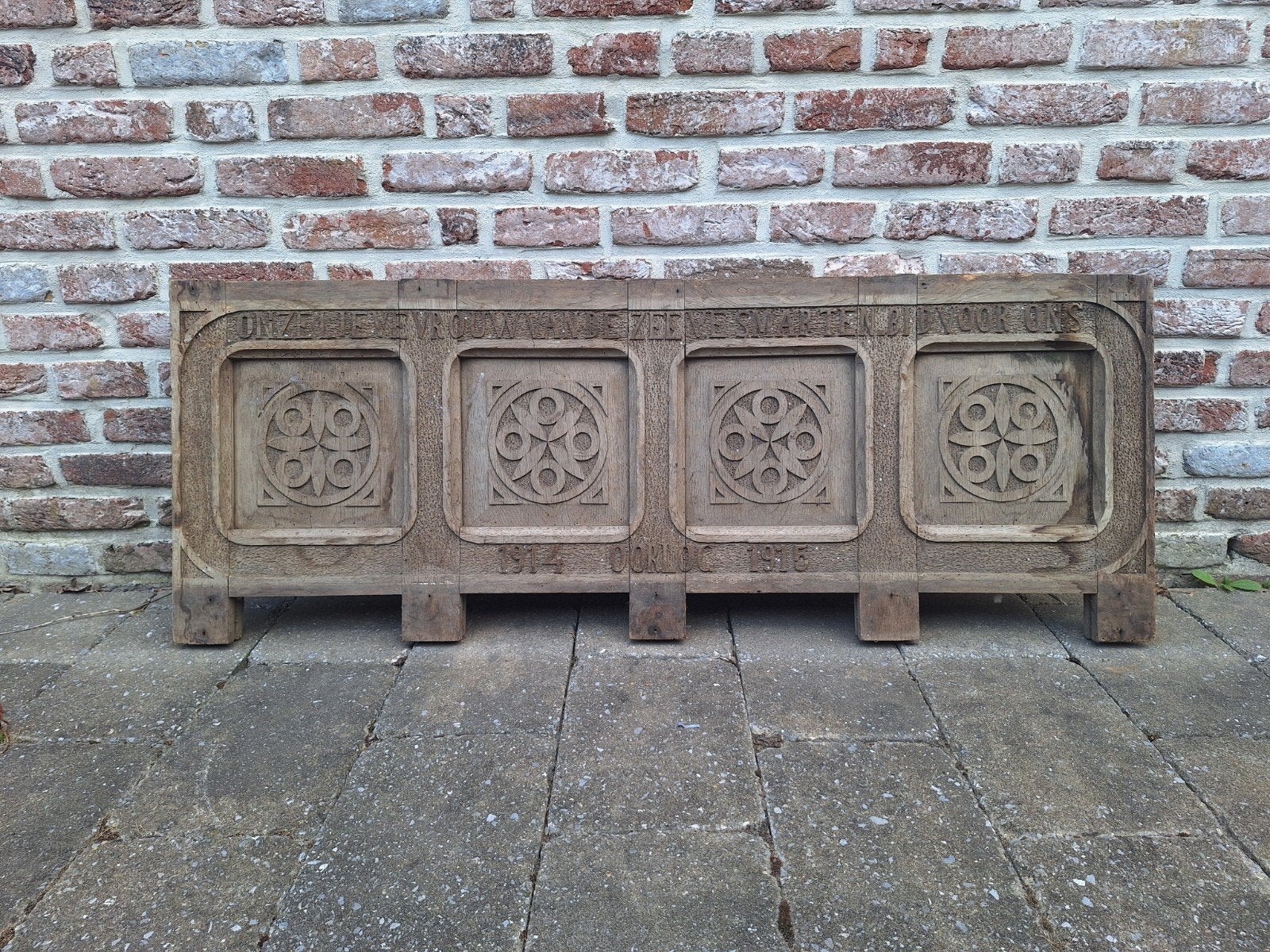 Gedenkplaat kerk wo1, Huis en Inrichting, Ophalen