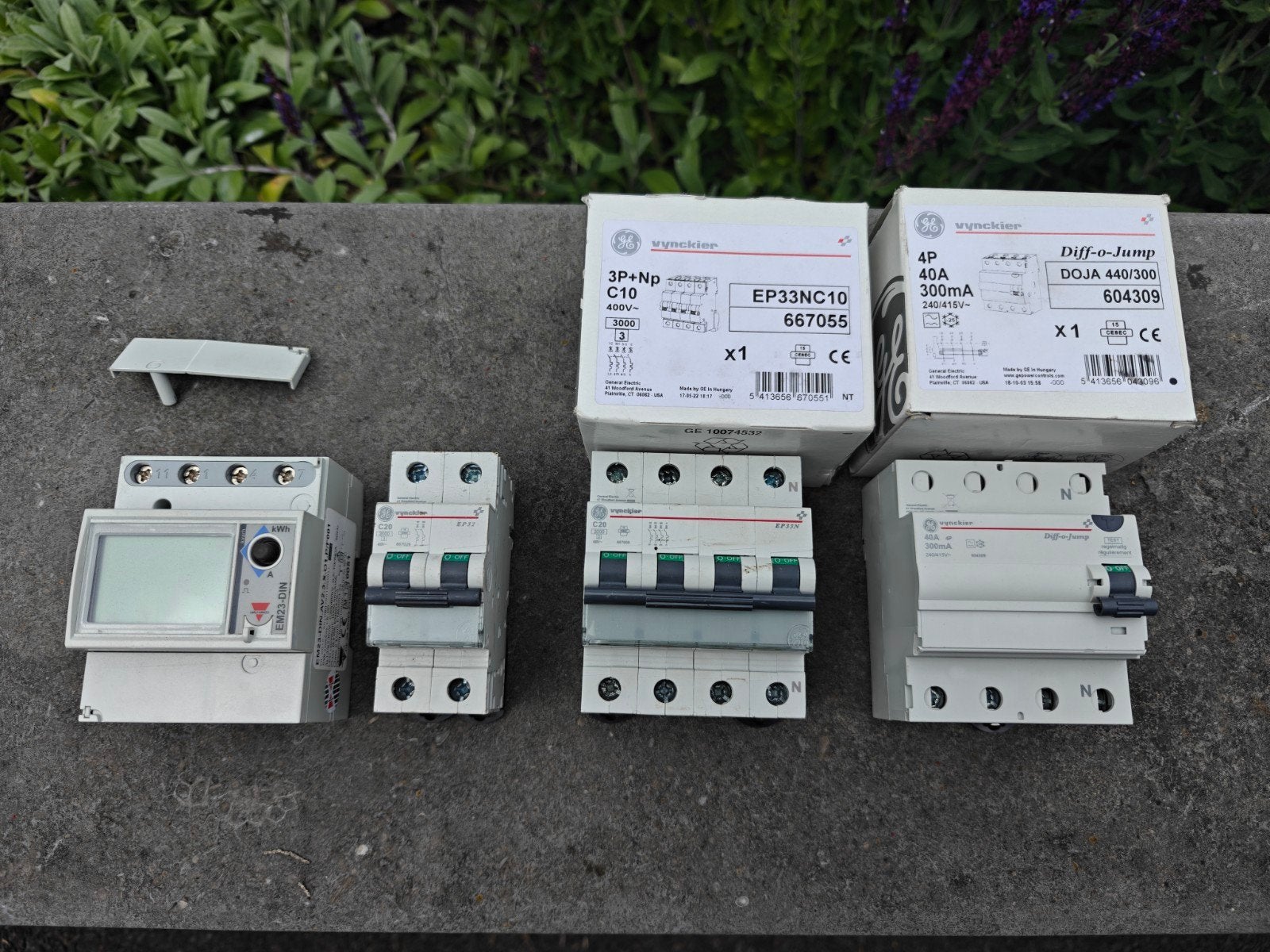 Vynckier differentieel diverse. kWh meter, Ophalen
