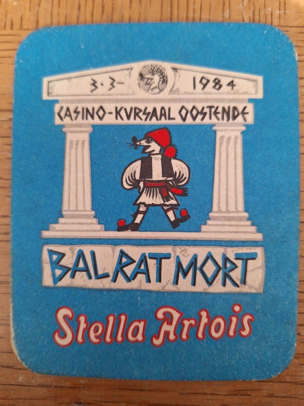 oud bierviltje brouwerij AB Inbev Stella Artois bier, Ophalen of Verzenden, Stella Artois