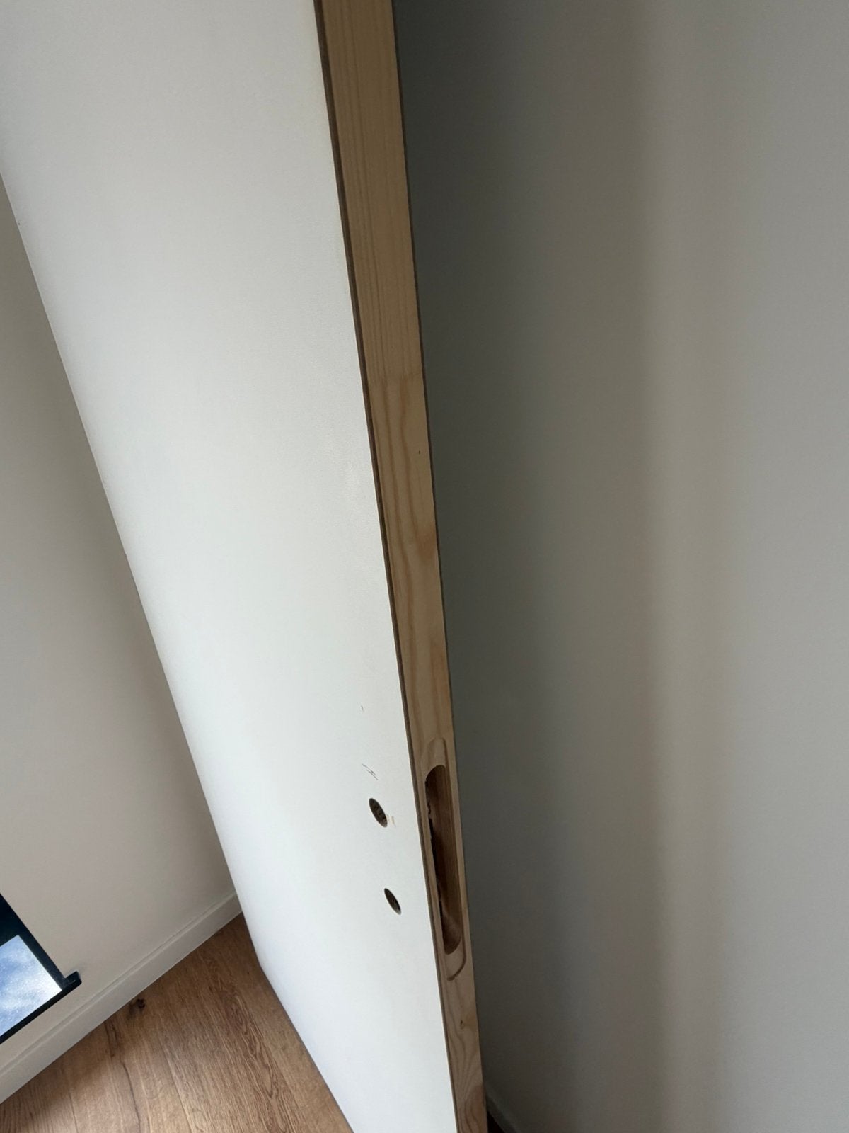 Witte binnendeur - schilderdeur, Doe-het-zelf en Bouw, Deuren en Vliegenramen, Ophalen, Zo goed als nieuw, Binnendeur