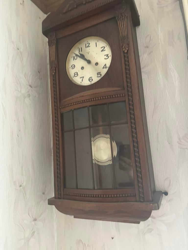 Vintage wandklok, Antiek en Kunst, Ophalen