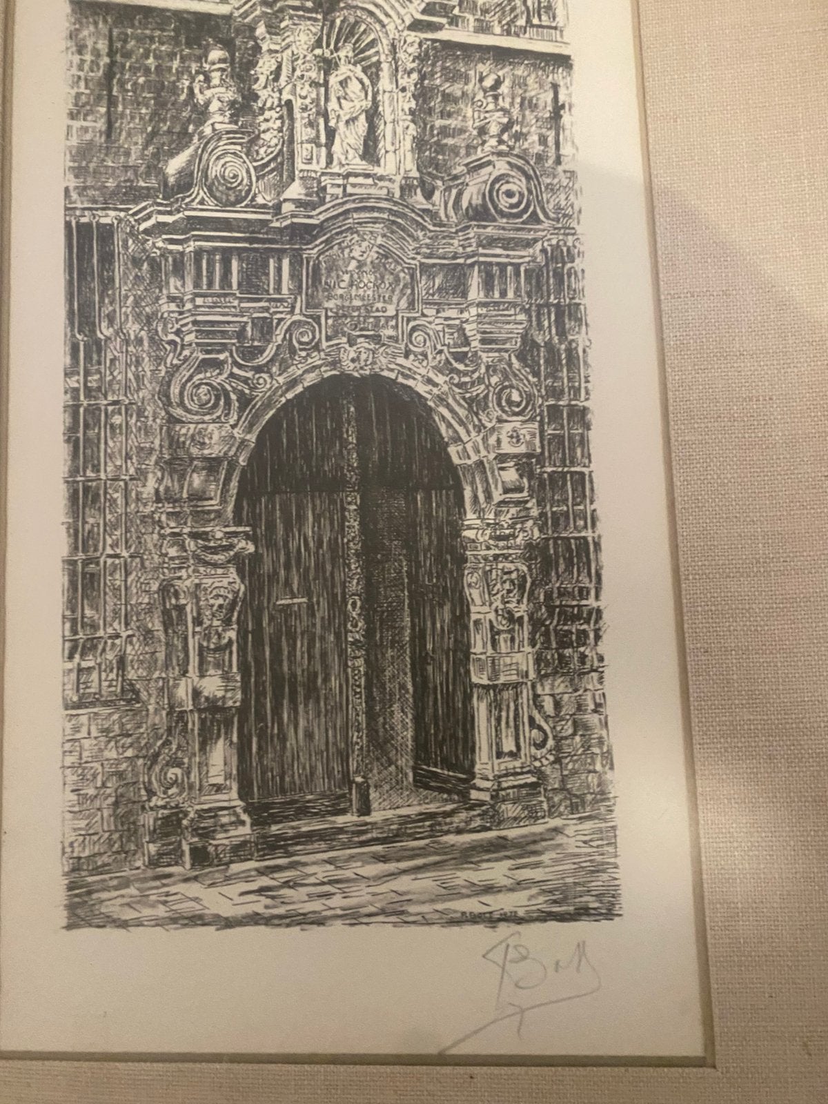 Gravure door Jacques Gorus, Ophalen, Gravure
