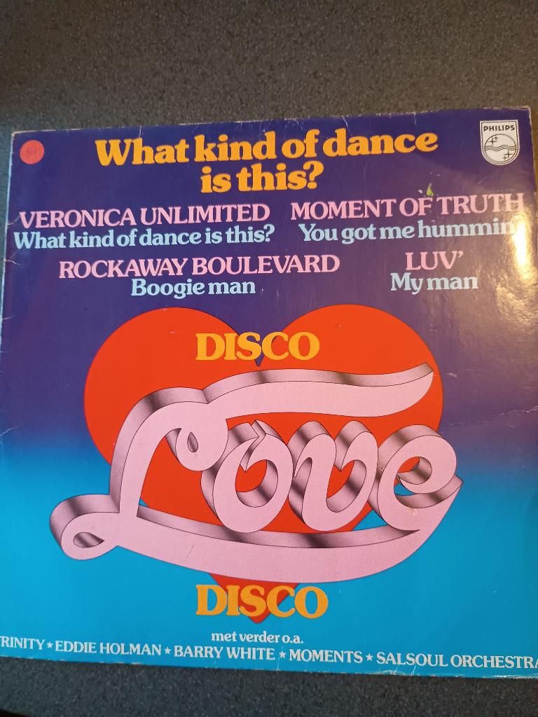 LP / Vinyl - What kind of dance is this? Disco love disco, Enlèvement ou Envoi, Utilisé, 12 pouces