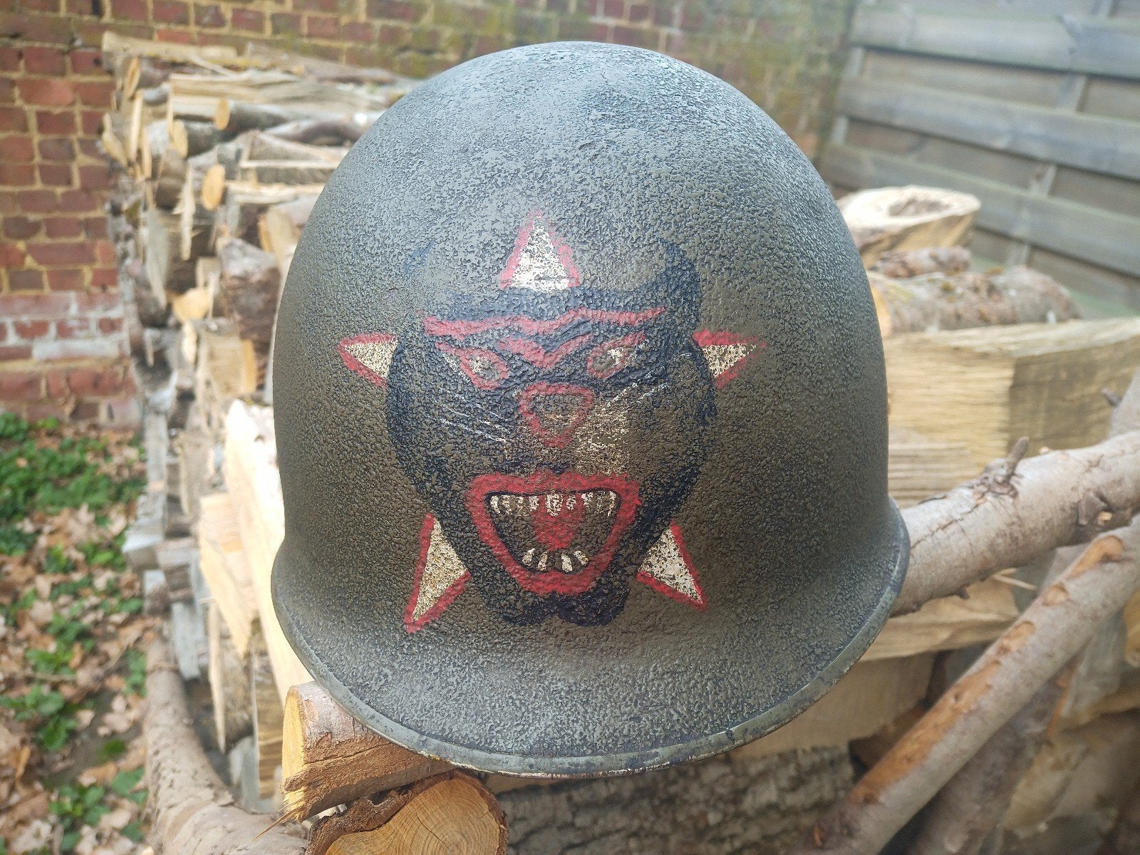 US - Casque helmet ARVN Vietnam sans liner, Collections, Enlèvement ou Envoi, Armée de terre, Casque ou Béret