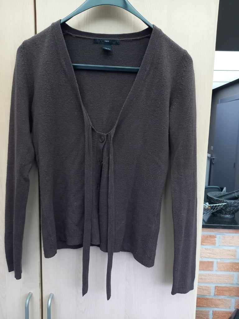 dames gilet, Kleding | Dames, Maat 38/40 (M), H&M, Bruin, Ophalen of Verzenden