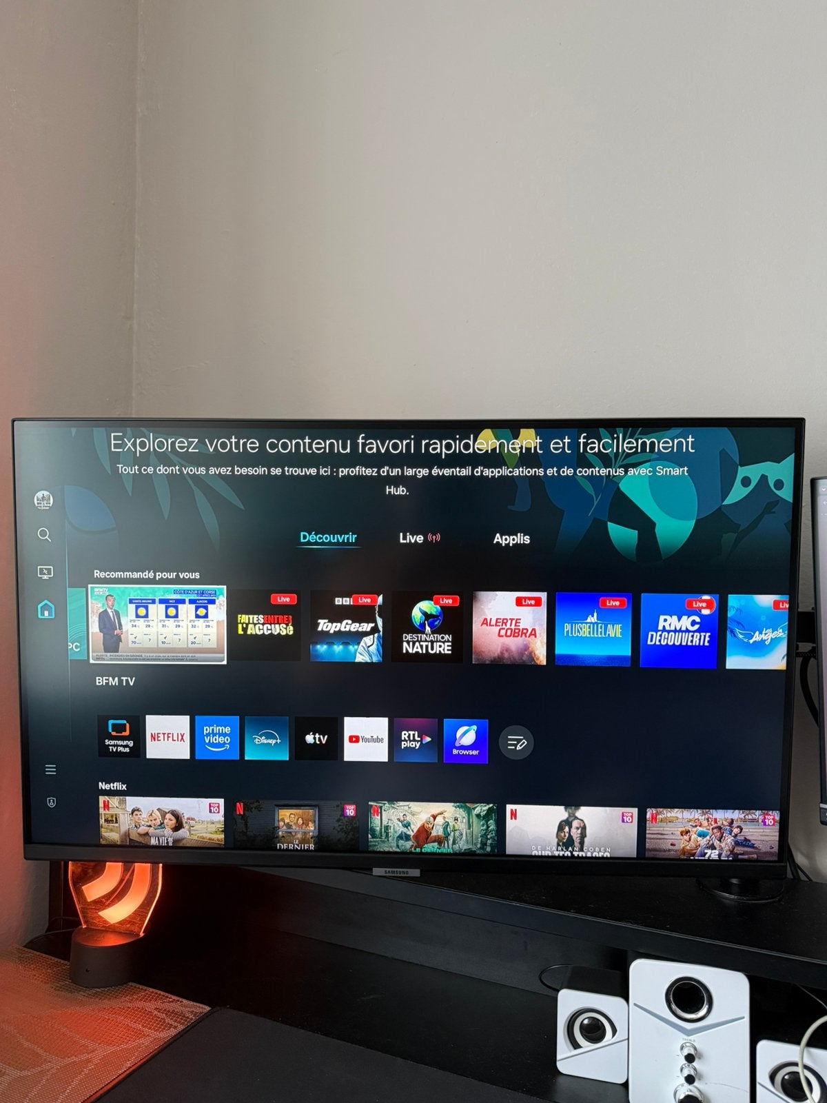 Samsung Smart Monitor UHD 32 pouces, Enlèvement, Comme neuf