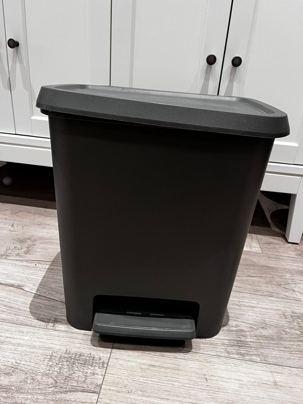Poubelle de tri IKEA KNÖCKLA – 25 Litres (Gris foncé), Enlèvement, Utilisé, À pédale