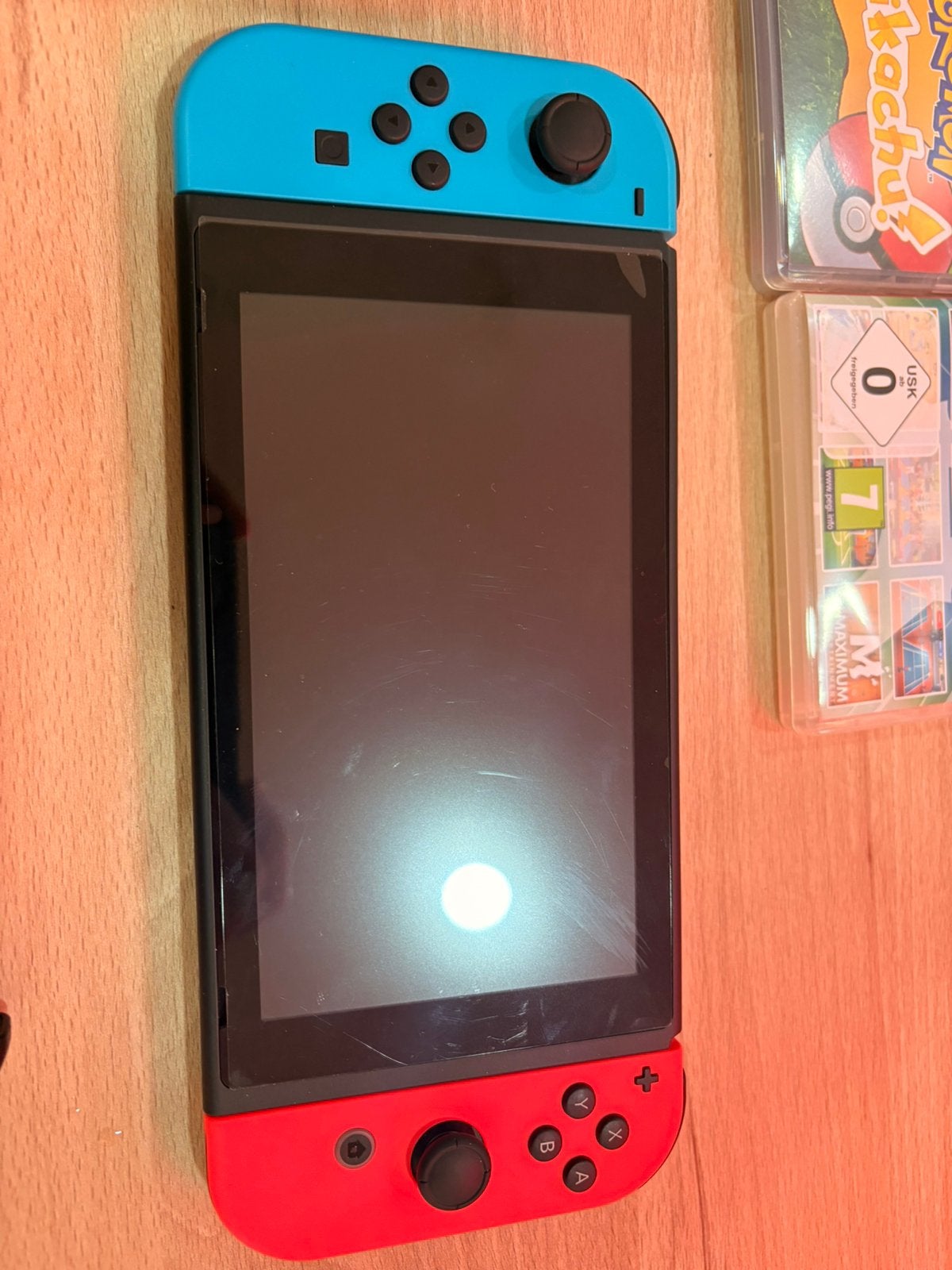 Nintendo Switch V2 + 5 games + accessoires –Zeer nette staat, Ophalen, Zo goed als nieuw