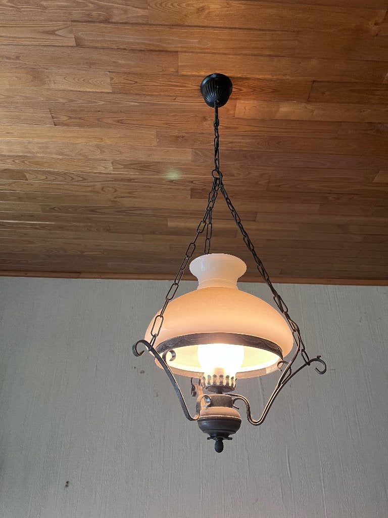 Luminaire, Enlèvement, Comme neuf, Verre, Rustique