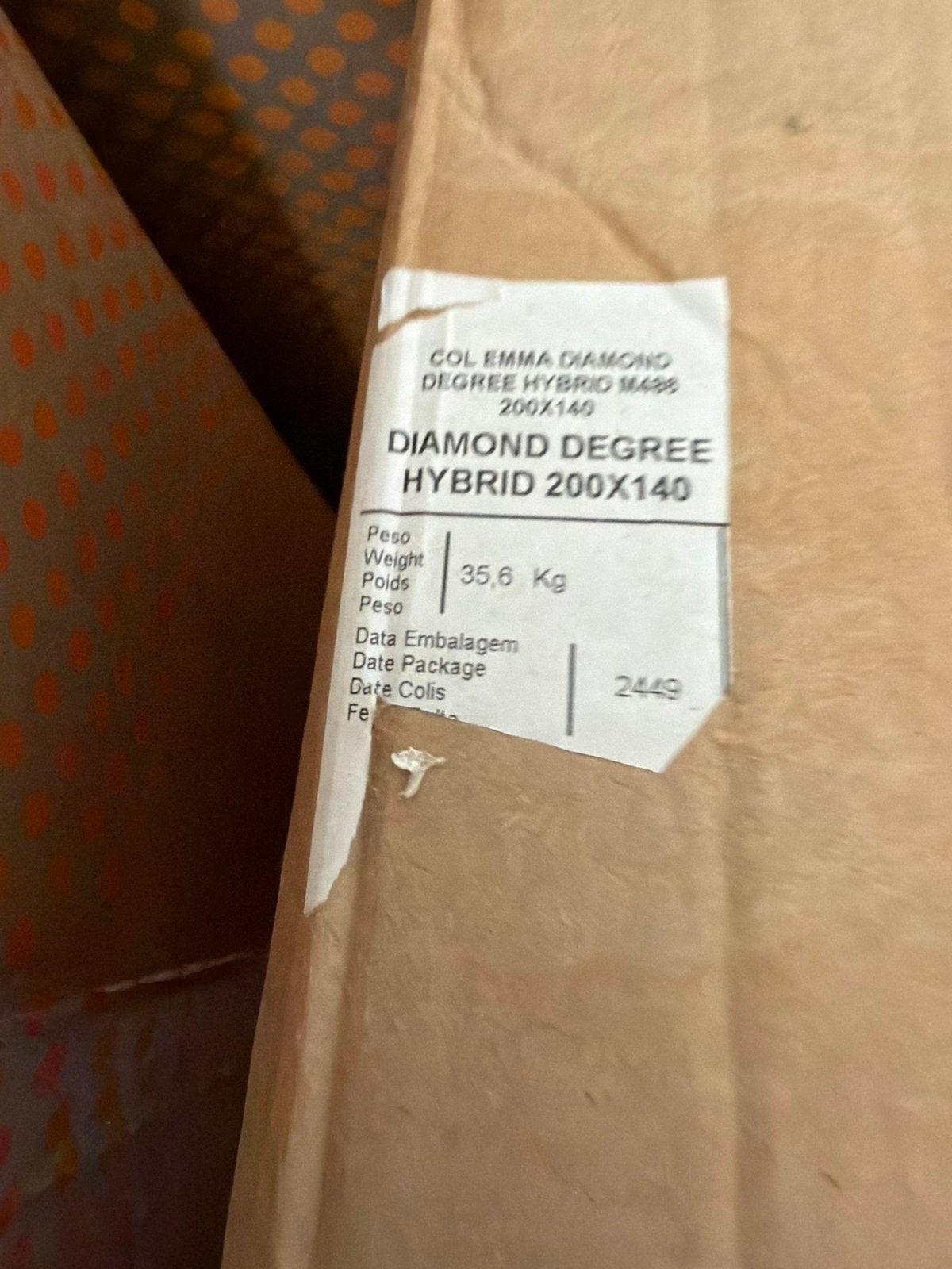 Matelas emma Deluxe Diamond cool, Enlèvement ou Envoi, Comme neuf, Matelas