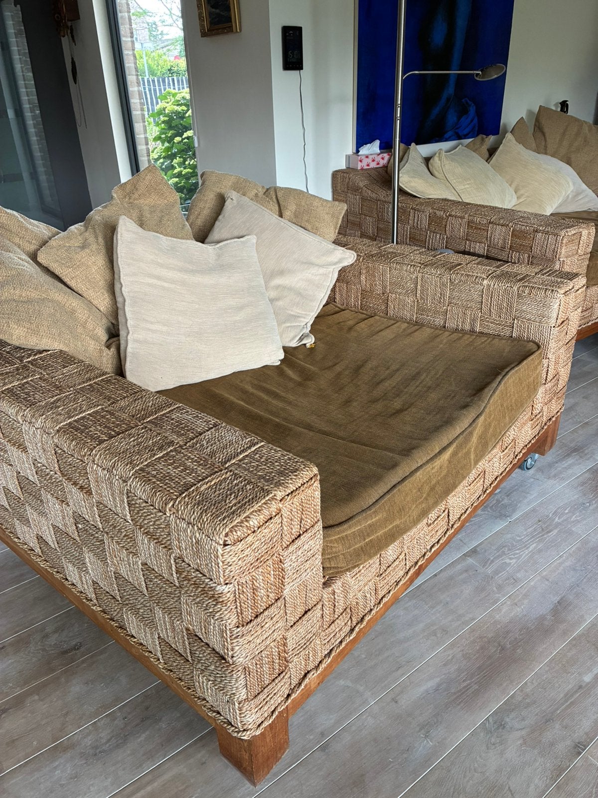 Lounge zetels, Ophalen, Gebruikt, Hout, Koliniaal