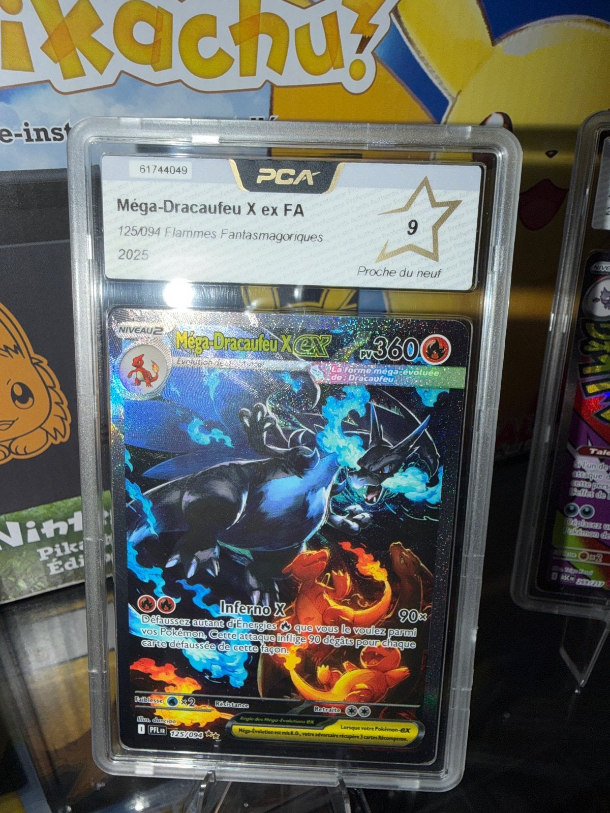 Mega dracaufeu x, Enlèvement, Comme neuf