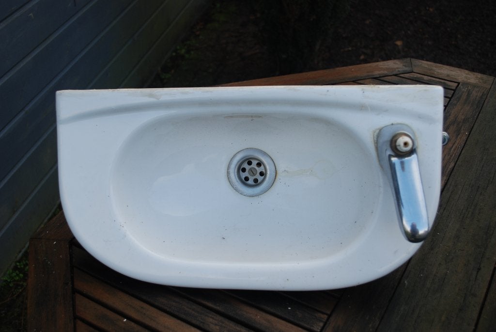 handwasser wc, Ophalen, Zo goed als nieuw, Steen, Toilet