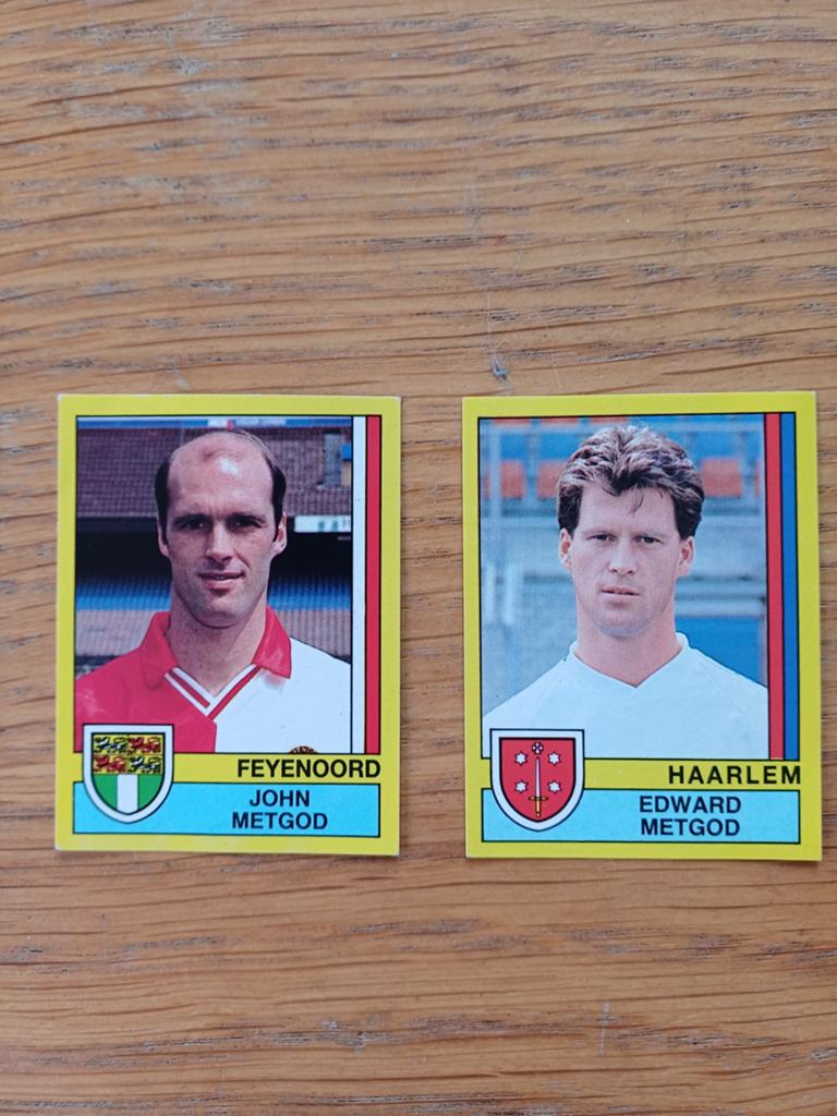 Panini Voetbal 90 Nederland gebroeders Metgod, Verzenden