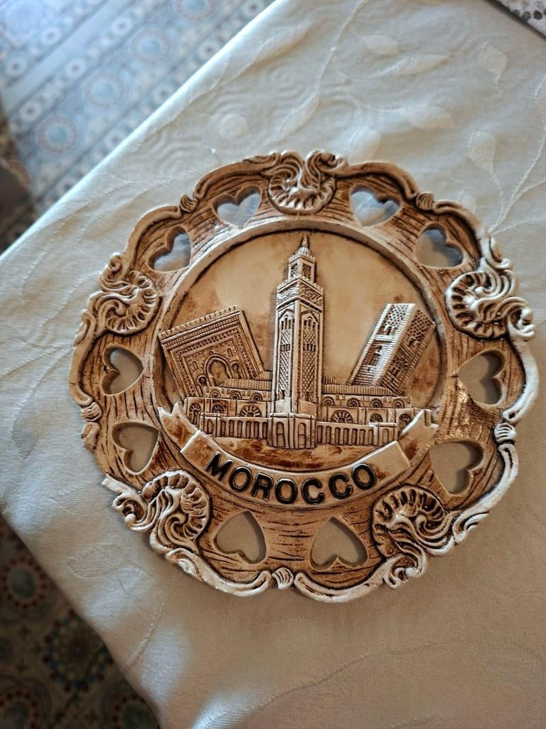 decoratief 3D-wandbord / Morocco, Antiquités & Art, Antiquités | Assiettes décoratives & Carrelages, Enlèvement ou Envoi