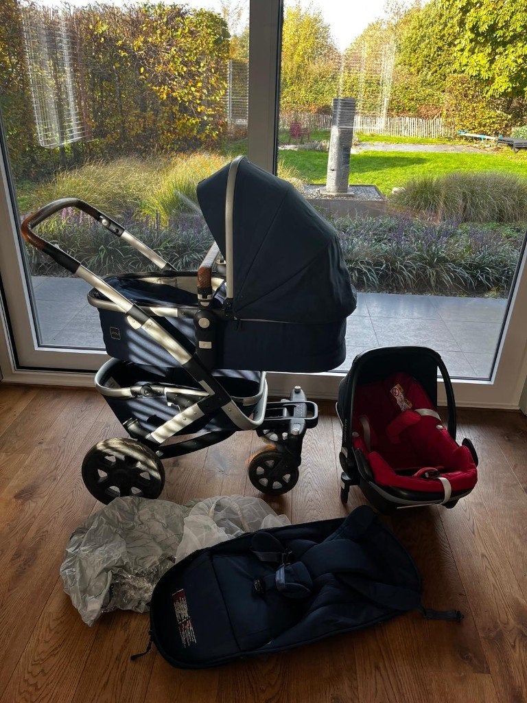 Joolz Geo2 COMPLEET 3 in 1 BLAUW, Gebruikt, Duowagen, Combiwagen, Ophalen