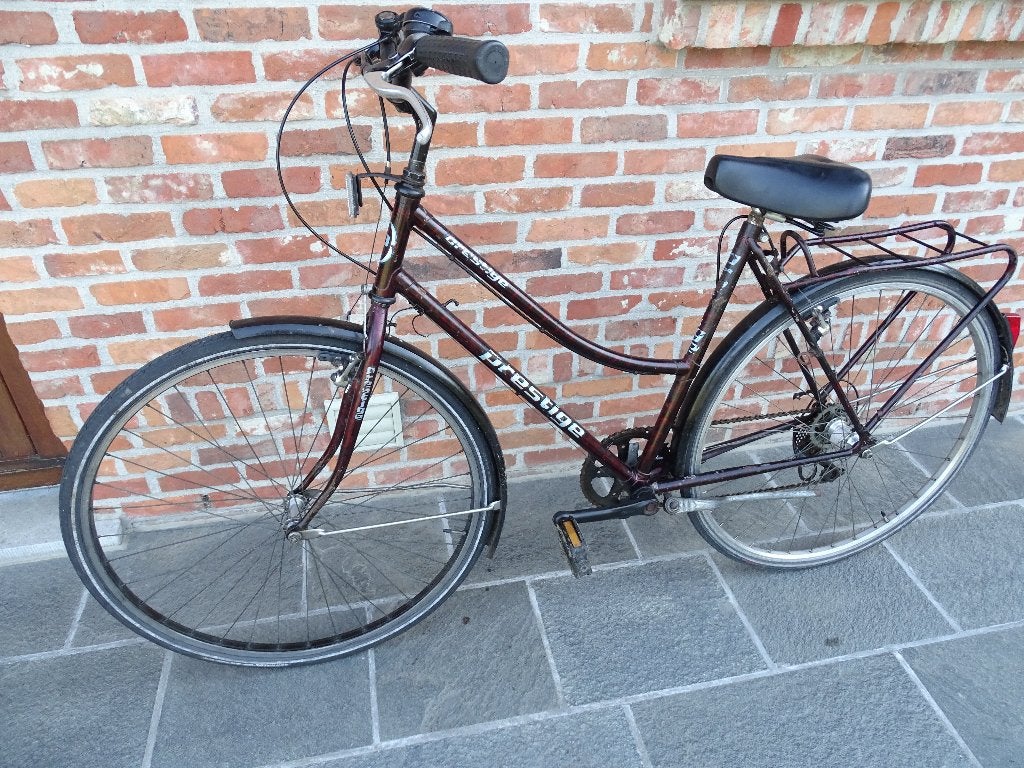 Herenfiets/damesfiets 'Prestige', Fietsen en Brommers, Gebruikt, Velgrem, Versnellingen, Minder dan 49 cm