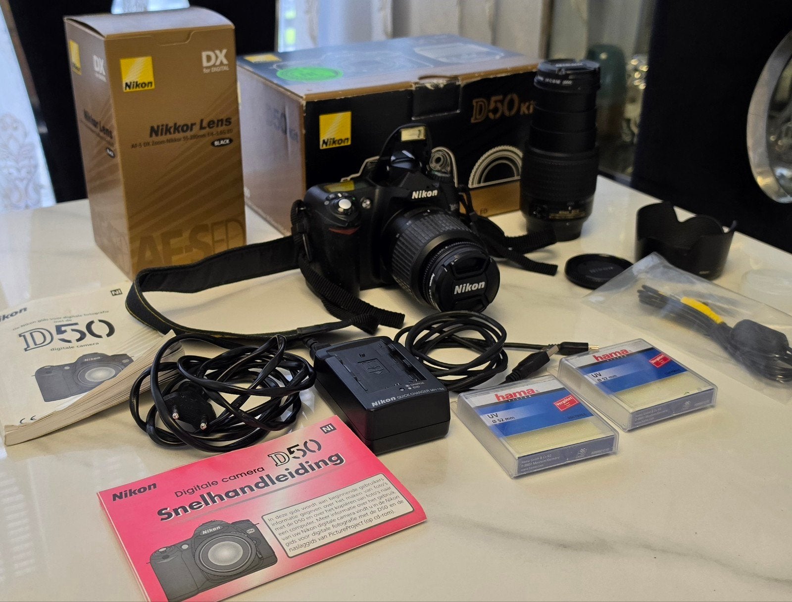 Nikon D50, Audio, Tv en Foto, Ophalen, Handleiding, Nikon