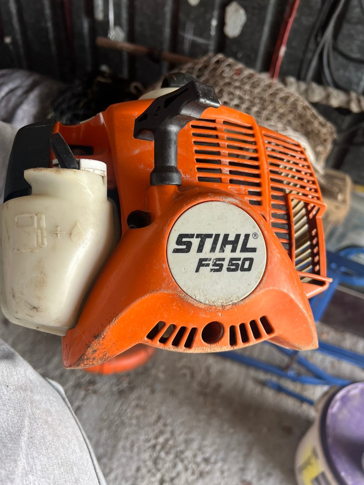 bosmaaier in goede staat, Tuin en Terras, Ophalen, Zo goed als nieuw, 10 tot 30 cm, Stihl