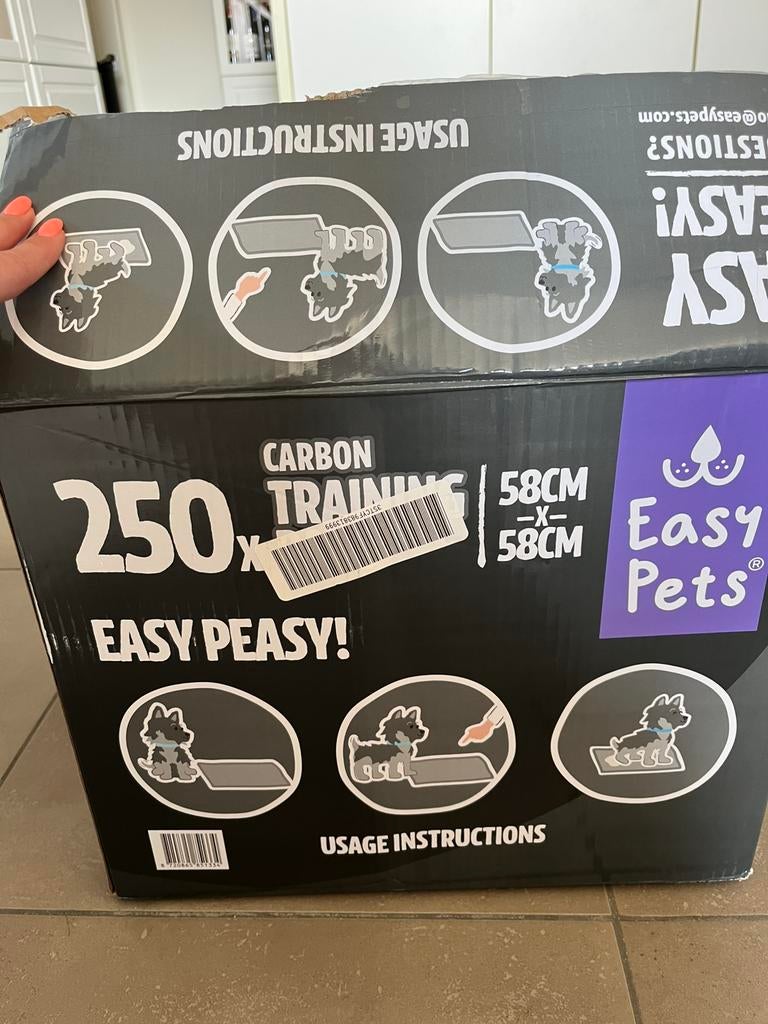 240 carbon trainingpads 58x58, Ophalen of Verzenden, Zo goed als nieuw