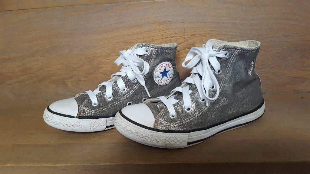 All stars Converse sneakers - hoog model - maat 32, Gebruikt, Meisje, Sportschoenen, Ophalen of Verzenden