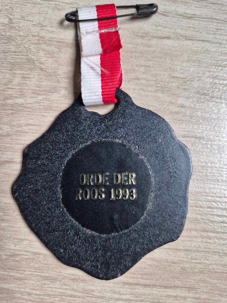 Carnaval medaille Orde der Roos 1993, Ophalen of Verzenden