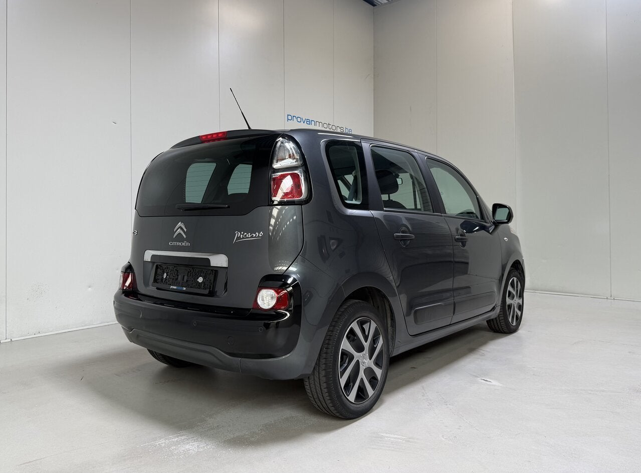 Citroen C3 Picasso 1.2 Benzine Man. - Airco - Radio - Topst, Autos, Citroën, 0 kg, Argent ou Gris, Achat, 115 g/km
