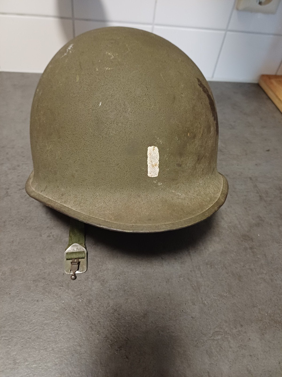 late ww2 us helmet, Verzamelen, Ophalen of Verzenden