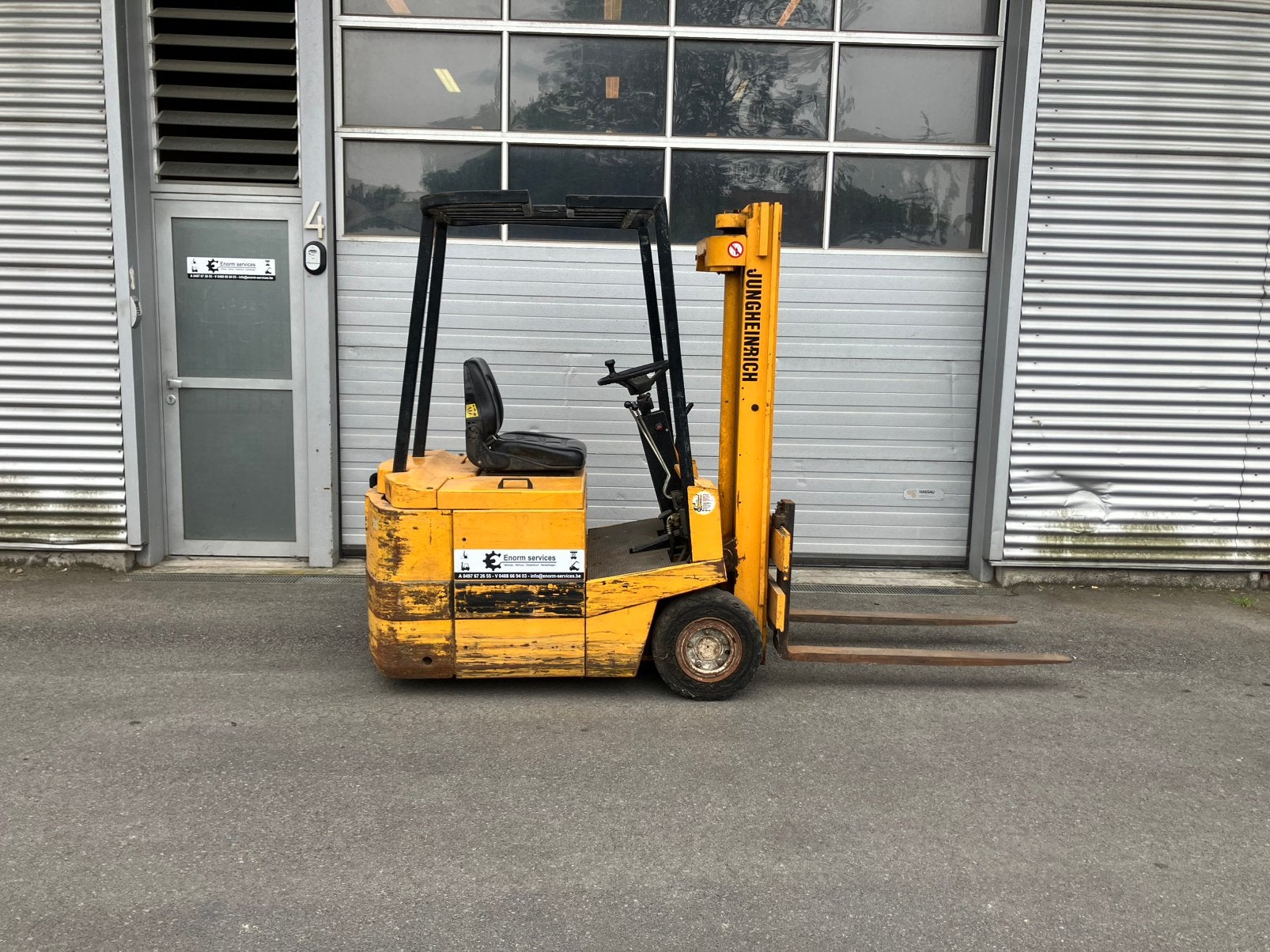 Heftruck jungheinrich 1,2 ton elektrisch, Enlèvement