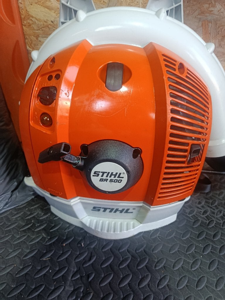 Soufleur sthil br 500, Tuin en Terras, Ophalen, Benzine, Ruggedragen, Zo goed als nieuw