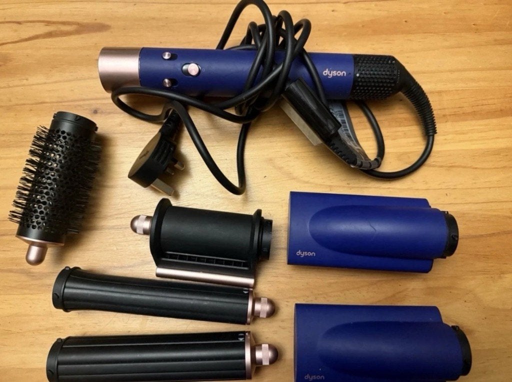 Dyson Airwrap Complete pour cheveux longs Vinca Blue & Rose, Electroménager, Enlèvement ou Envoi, Utilisé, Soin des cheveux