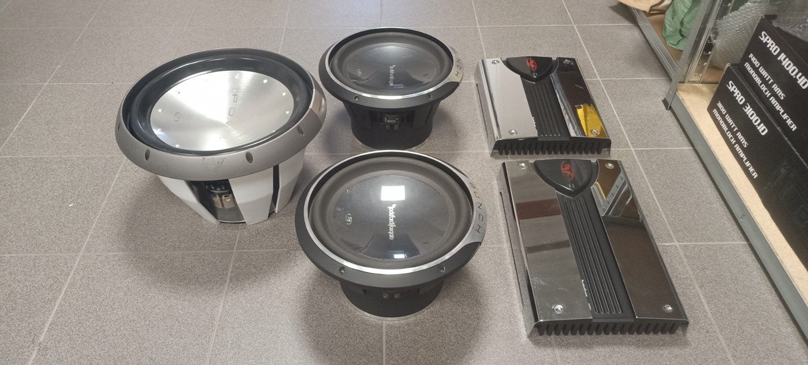 subwoofers versterkers Rockford Fosgate punch series, Ophalen, Zo goed als nieuw
