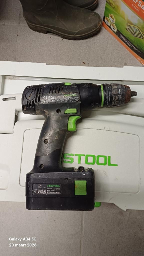 Festool bandschroefmachines en schroefmachine, Doe-het-zelf en Bouw, Ophalen, Gebruikt, Boor- en Schroefmachine