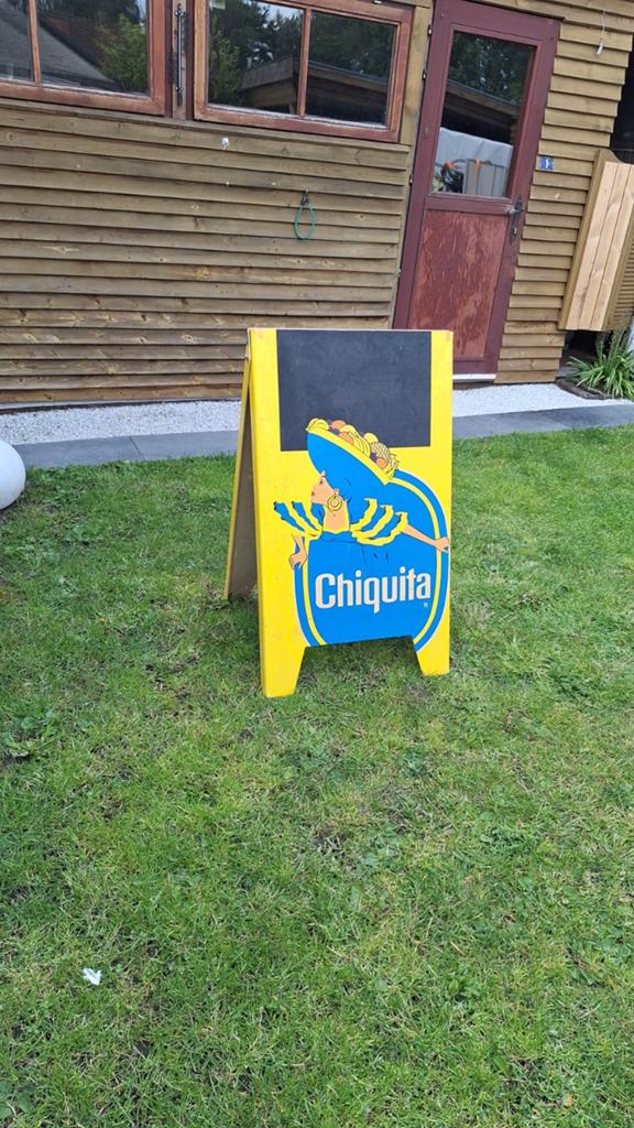 Chiquita, Verzamelen, Ophalen of Verzenden, Reclamebord