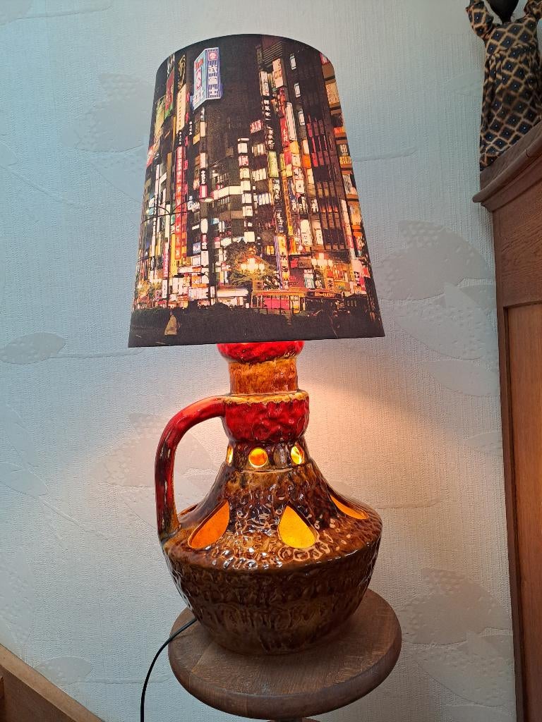 lampe de sol vintage Kil Keramik vers 1970, Enlèvement