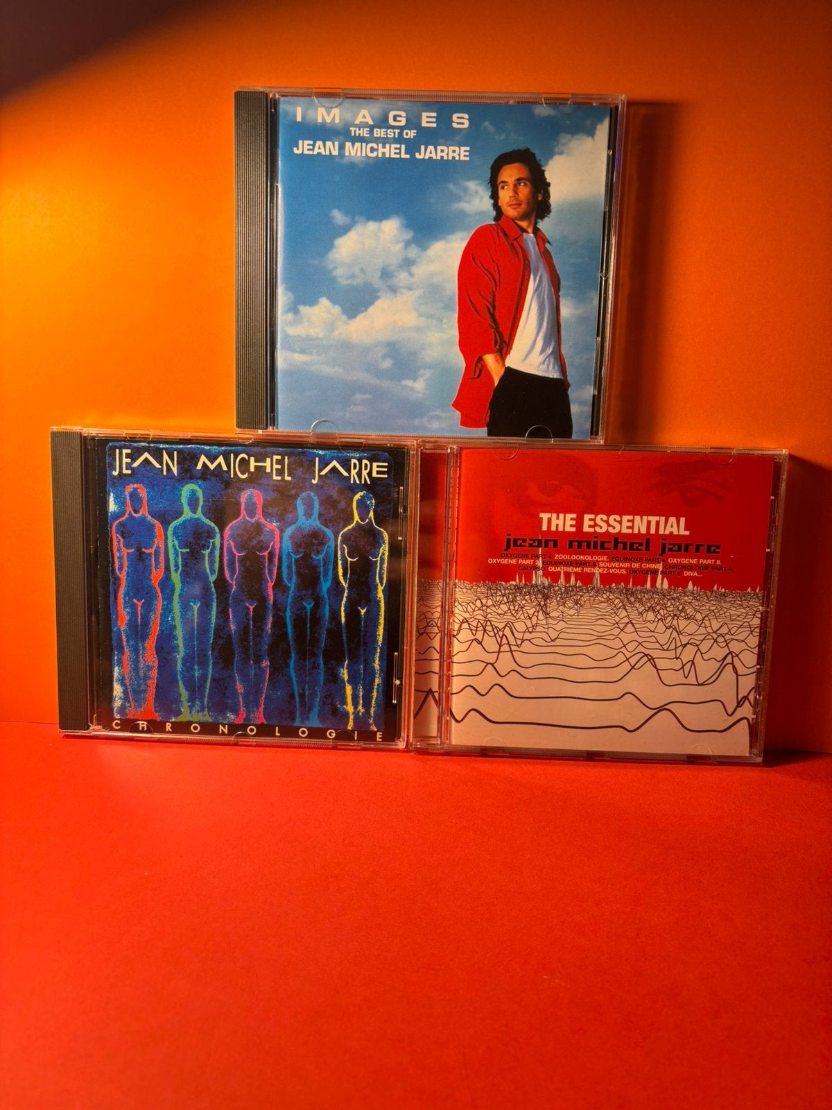 3x jean michel jarre cd’s samen 10euro, Verzenden, Zo goed als nieuw, Synthpop