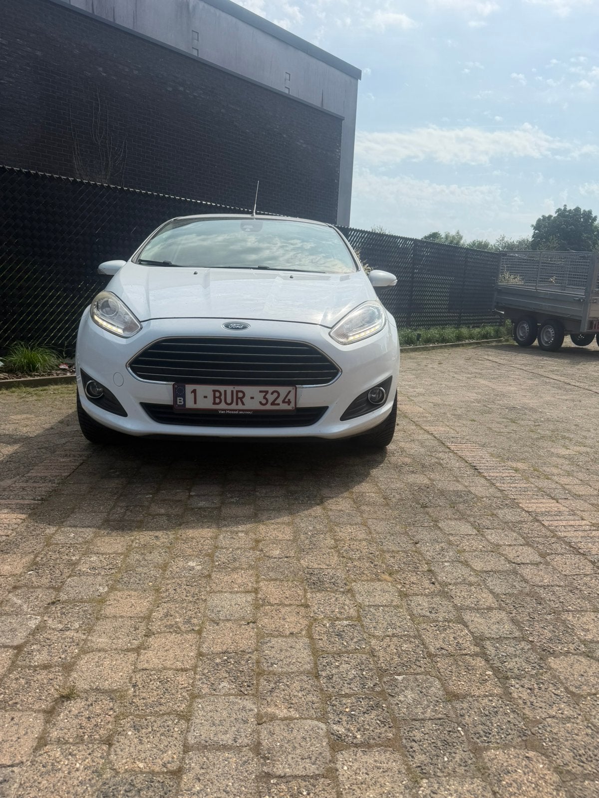 Ford fiesta 1.5 tdci 2015, Auto's, Voorwielaandrijving, Euro 5, Wit, Particulier