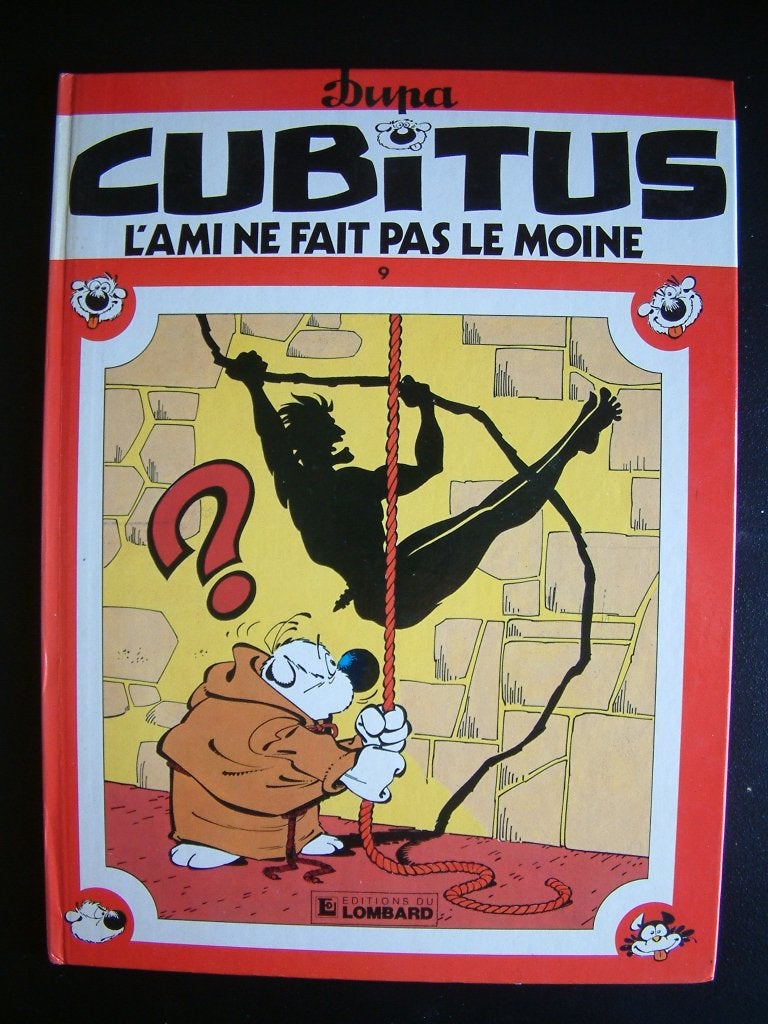 Cubitus - 9 . L’ami ne fait pas le moine - [EO], Gelezen, Dupa, Eén stripboek, Ophalen of Verzenden