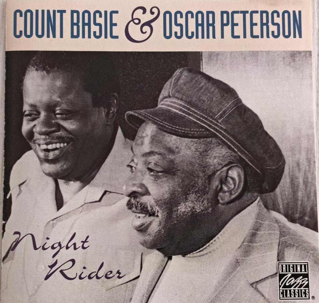 COUNT BASIE & OSCAR PETERSON - Night rider (CD), Enlèvement ou Envoi, Comme neuf, Jazz