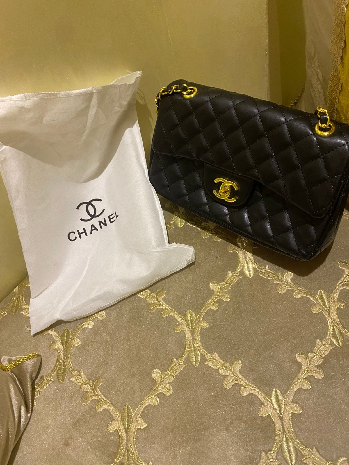 Sac chanel noir, Enlèvement ou Envoi, Comme neuf, Noir