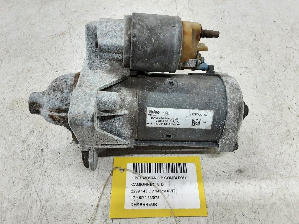 DÉMARREUR Opel Movano Combi (01-2010/01-2021) (233009813RC), Autos : Pièces & Accessoires, Opel, Opel Automobile GmbH, Utilisé