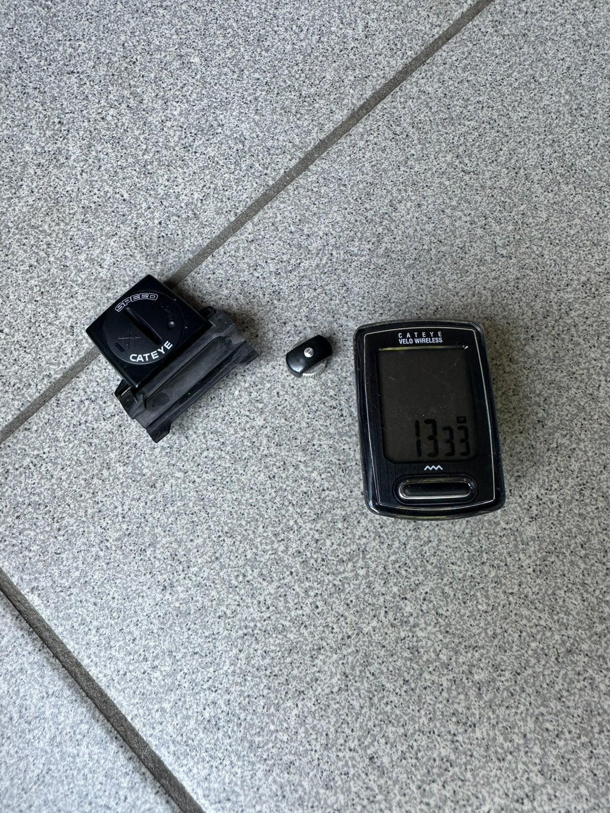 Fietscomputer cateye, Ophalen, Zo goed als nieuw