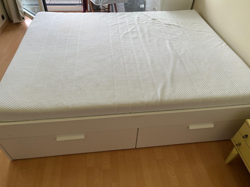 MATTRESS ÅKREHAMN IKEA, Maison & Meubles, Chambre à coucher | Matelas & Sommiers, Comme neuf, Enlèvement, 200 cm, Deux personnes