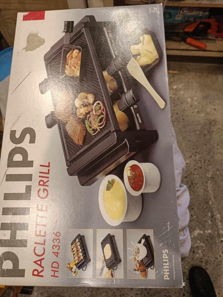 Nieuwe grillraclette, Ophalen