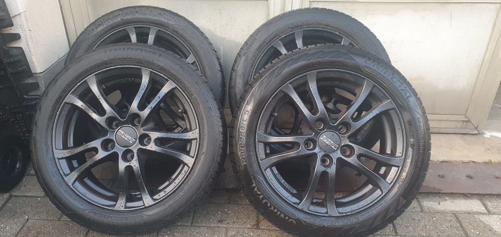 15" Anzio Velgenset — Steek 5x112 — Mercedes, VW, Audi, Seat, Auto-onderdelen, Banden en Velgen, Ophalen, Gebruikt, 15 inch, Banden en Velgen