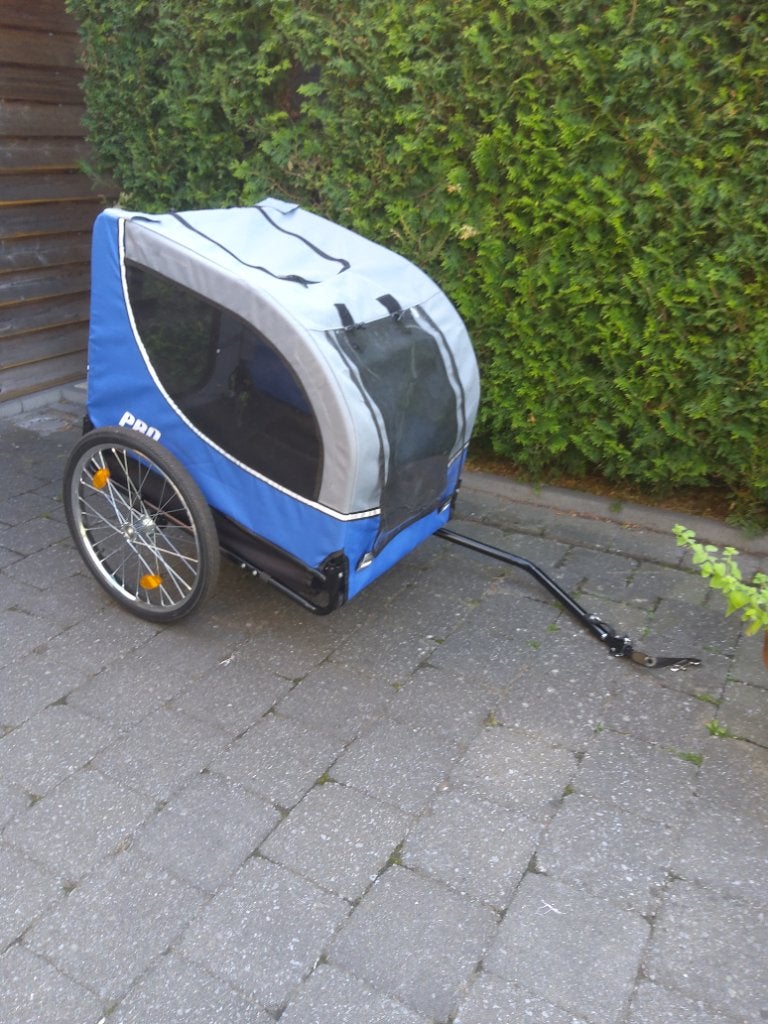 Opvouwbare hondenfietskar, pro sport lights, Ophalen