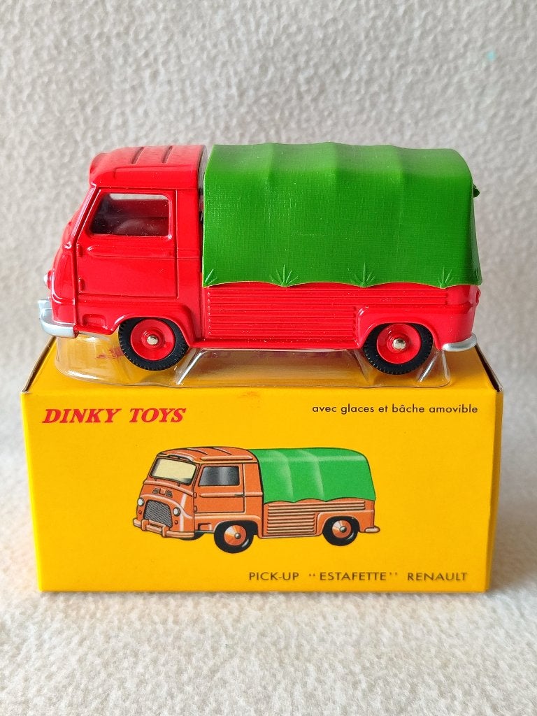 Dinky Atlas _ Renault Estafette Pick-Up _ref. 563_rouge/vert, Enlèvement ou Envoi, Comme neuf, Bus ou Camion, Dinky Toys