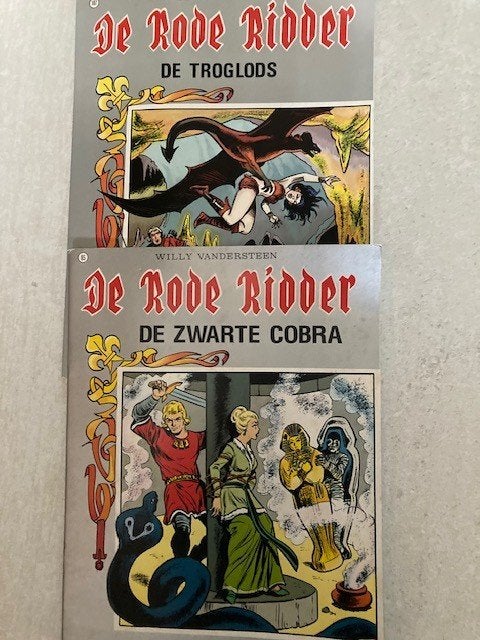 strips De Rode Ridder, Boeken, Willy vandersteen, Meerdere stripboeken, Ophalen, Gelezen