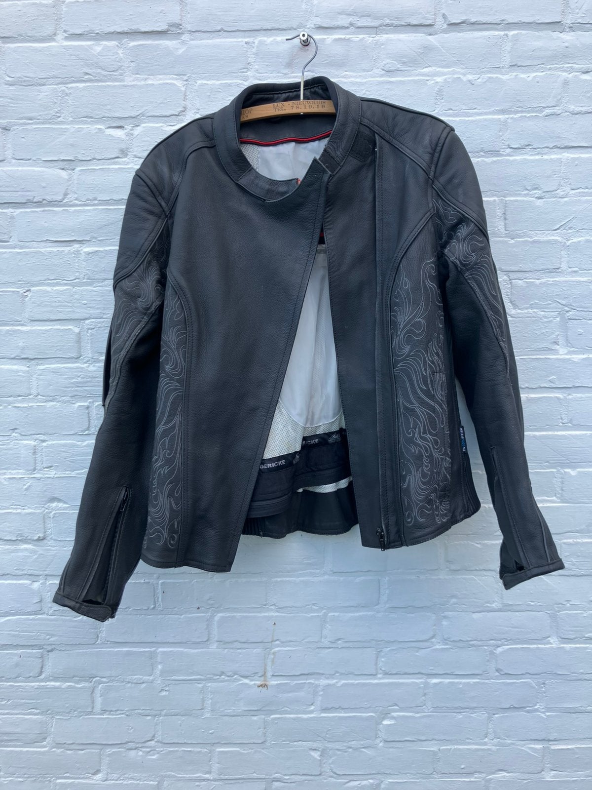 Motorjas dames maat 40, Motoren, Ophalen, Nieuw zonder kaartje, Dames, Jas | leer