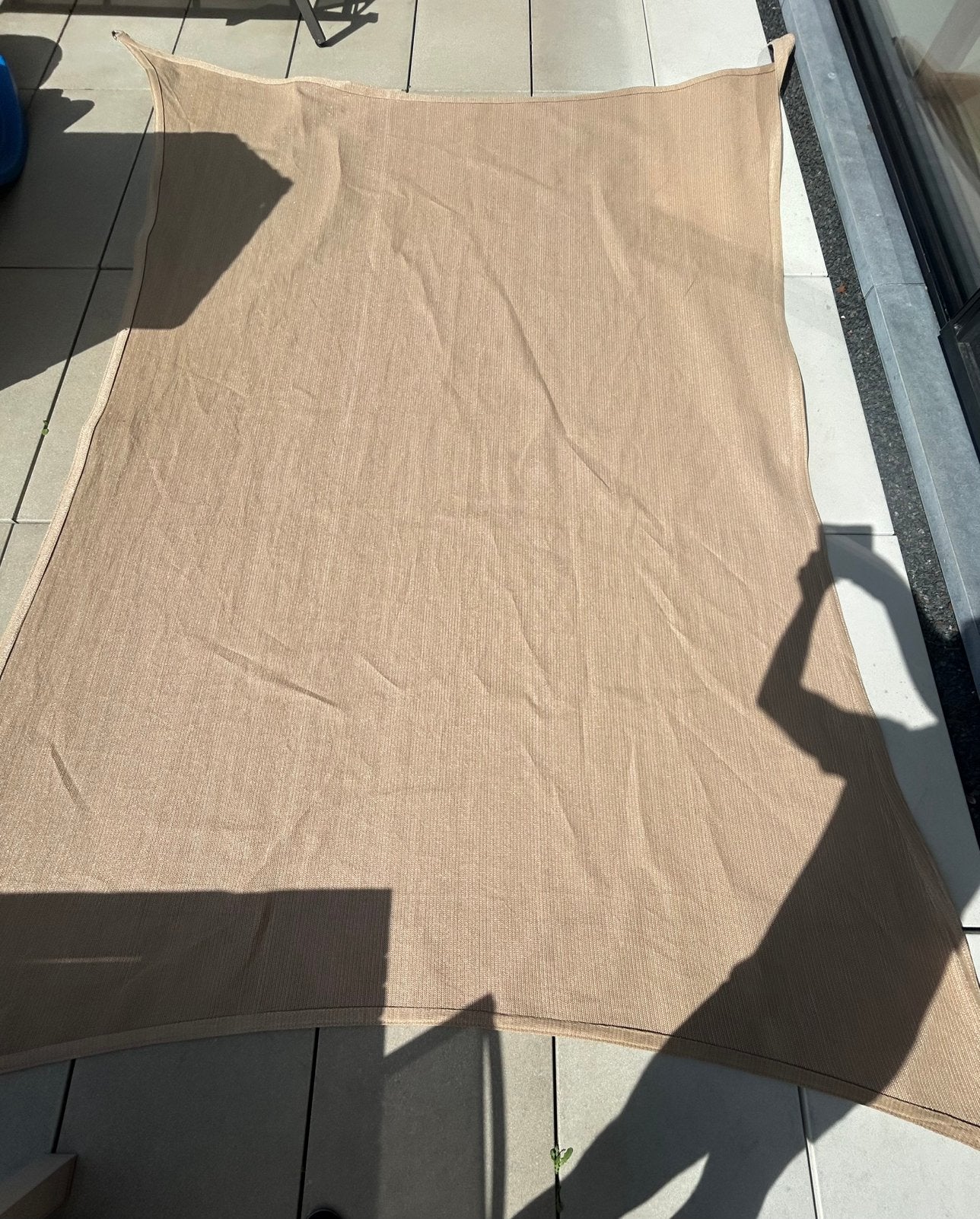 Schaduwdoek Nesling 3 x 4 m, Jardin & Terrasse, Voiles d'ombrage, Enlèvement, Comme neuf